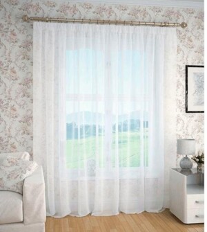 Вуаль однотонная