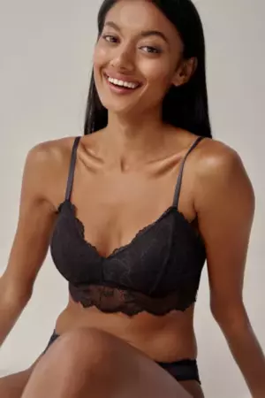 Sujetador triangular Maze - Black