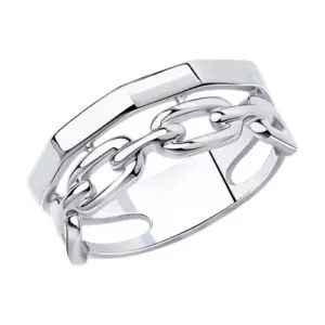 94013219 - Кольцо из серебра