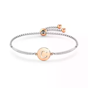 Armband Milleluci Buchstabe C in Edelstahl