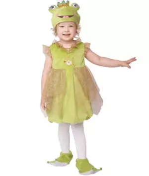 Игровой Костюм Лягушка Златка (платье, маска) (размер 104-52) 939 к-19-26, (Батик)