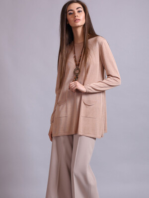 Джемпер-туника жен. Кристелл песочный