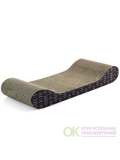 Когтеточка-лежанка из гофрокартона "Софа", 490*185*75мм