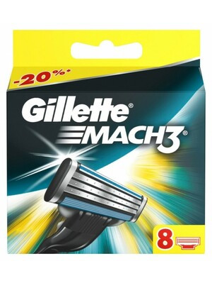 Сменные кассеты Gillеttе Mаch 3, 8 шт.